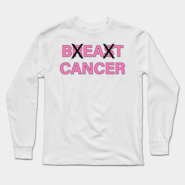 BEAT CANCER Long Sleeve T-Shirt by Tee Shirt Testers